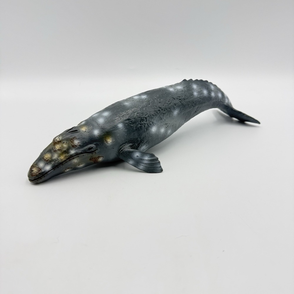 Vtg Schleich Grauwal Grey Gray Whale 2000 Retired 1:32 Marine Wildlife 10.5" EUC